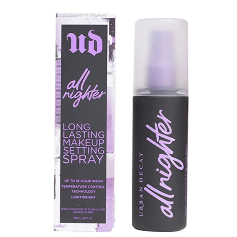 Urban Decay Spray Fixador de Maquiagem Filme de Formação Rápida Hidratante Fosco Spray Não Pegajoso Controle de Óleo Anti-Suor Anti-Manchas 118ml