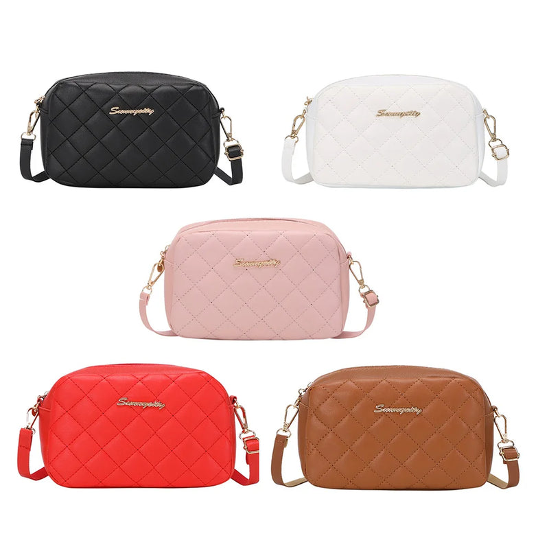 2024 Borla Pequeno Mensageiro Bolsa Para Mulheres Tendência Lingge Bordado Câmera Feminina Bolsa de Ombro Moda Cadeia Senhoras Crossbody Bolsas